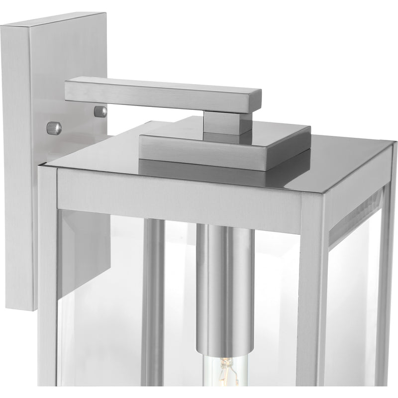 Quoizel WVR8407SS One Light Outdoor Lantern, Stainless Steel