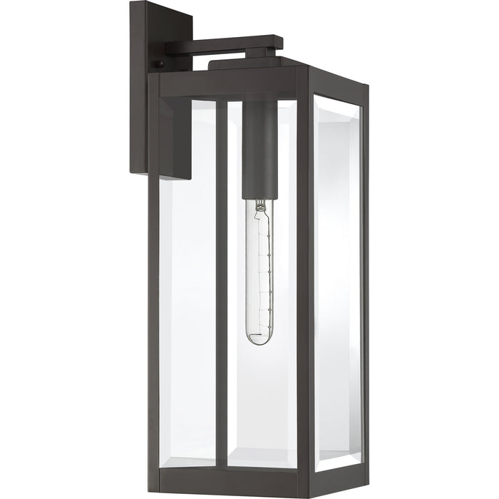 Quoizel WVR8407WT One Light Outdoor Lantern, Western Bronze