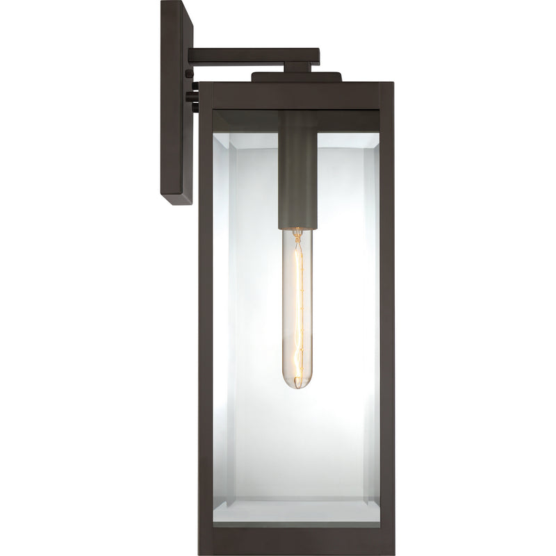 Quoizel WVR8407WT One Light Outdoor Lantern, Western Bronze