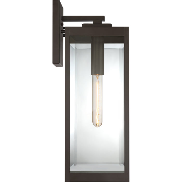 Quoizel WVR8407WT One Light Outdoor Lantern, Western Bronze