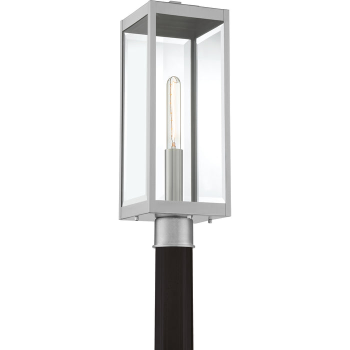 Quoizel WVR9007SS One Light Outdoor Lantern, Stainless Steel