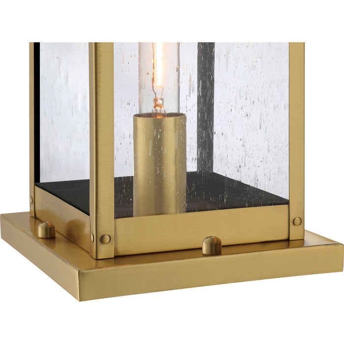 Quoizel WVR9106A One Light Outdoor Lantern, Antique Brass