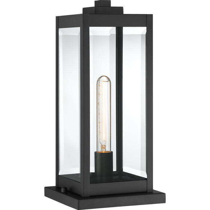 Quoizel WVR9106EK One Light Outdoor Lantern, Earth Black
