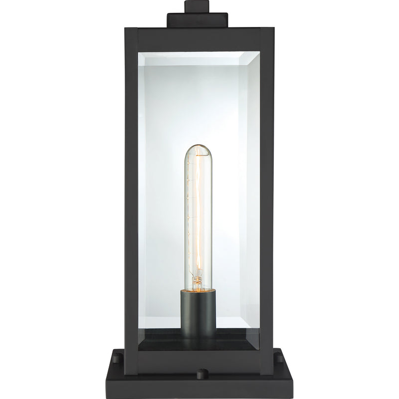 Quoizel WVR9106EK One Light Outdoor Lantern, Earth Black