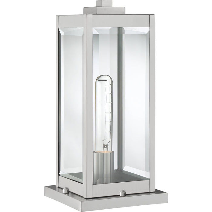 Quoizel WVR9106SS One Light Outdoor Lantern, Stainless Steel