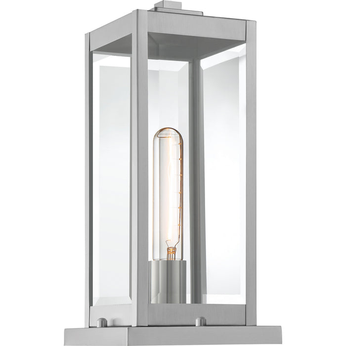 Quoizel WVR9106SS One Light Outdoor Lantern, Stainless Steel
