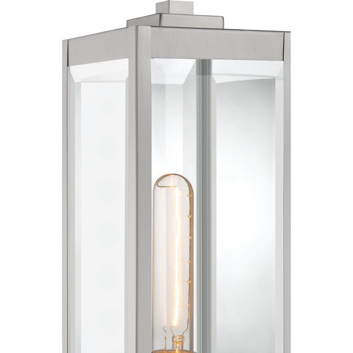 Quoizel WVR9106SS One Light Outdoor Lantern, Stainless Steel