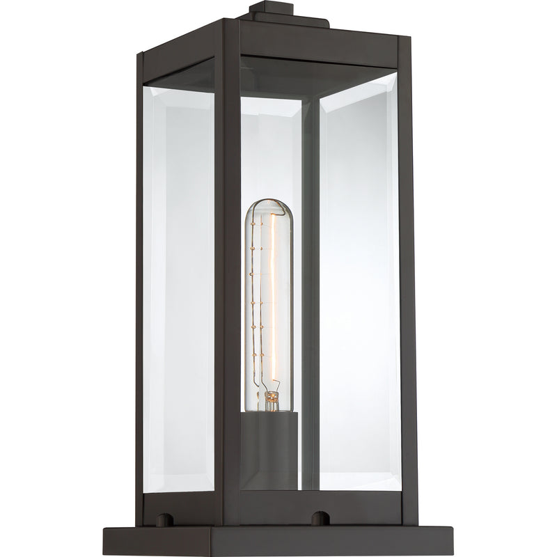 Quoizel WVR9106WT One Light Outdoor Lantern, Western Bronze