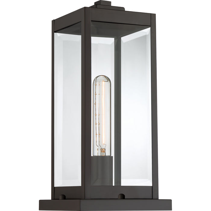 Quoizel WVR9106WT One Light Outdoor Lantern, Western Bronze