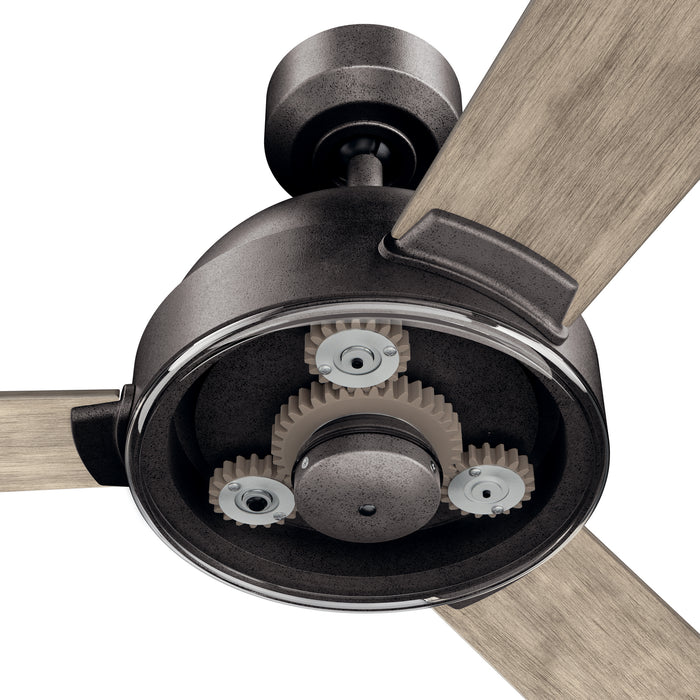 Kichler 300253AVI 60" Ceiling Fan, Anvil Iron