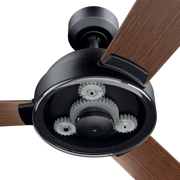 Kichler 300253DBK 60" Ceiling Fan, Distressed Black