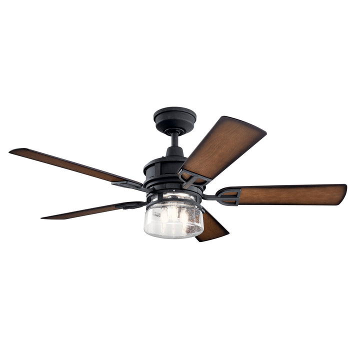Kichler 310239DBK 52" Ceiling Fan, Distressed Black