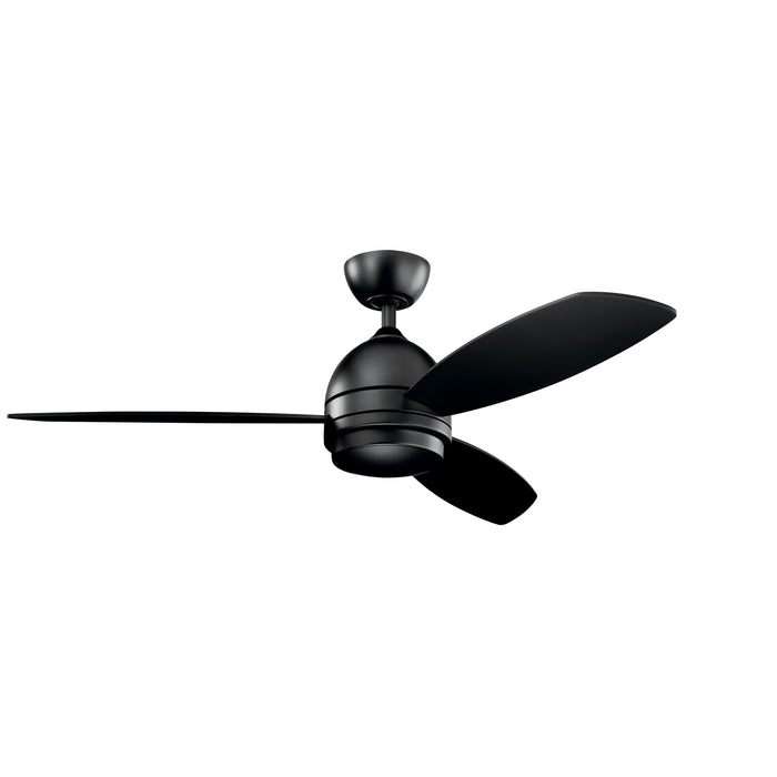 Kichler 330002SBK 52" Ceiling Fan, Satin Black