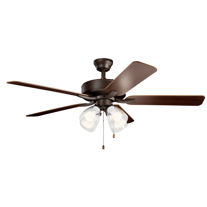 Kichler 330016SNBS 52" Ceiling Fan, Satin Natural Bronze