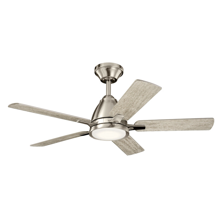 Kichler 330090BSS 44" Ceiling Fan, Brushed Stainless Steel