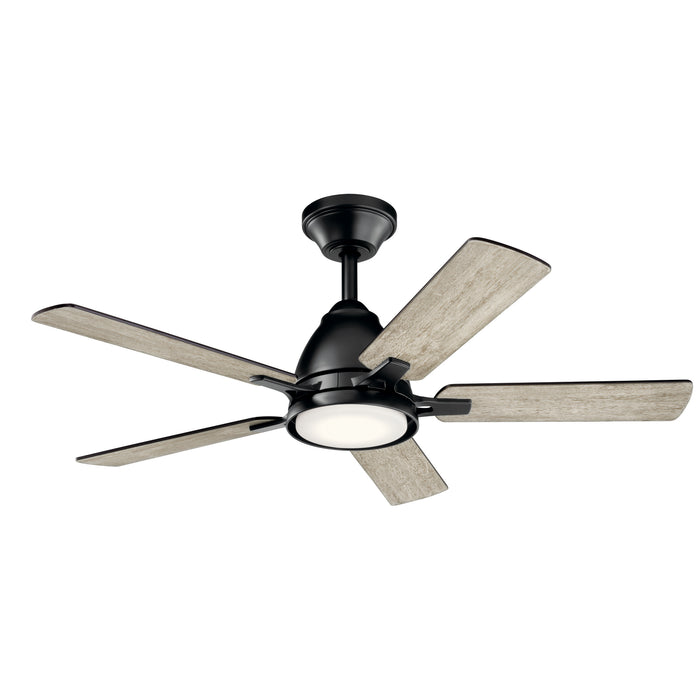 Kichler 330090SBK 44" Ceiling Fan, Satin Black