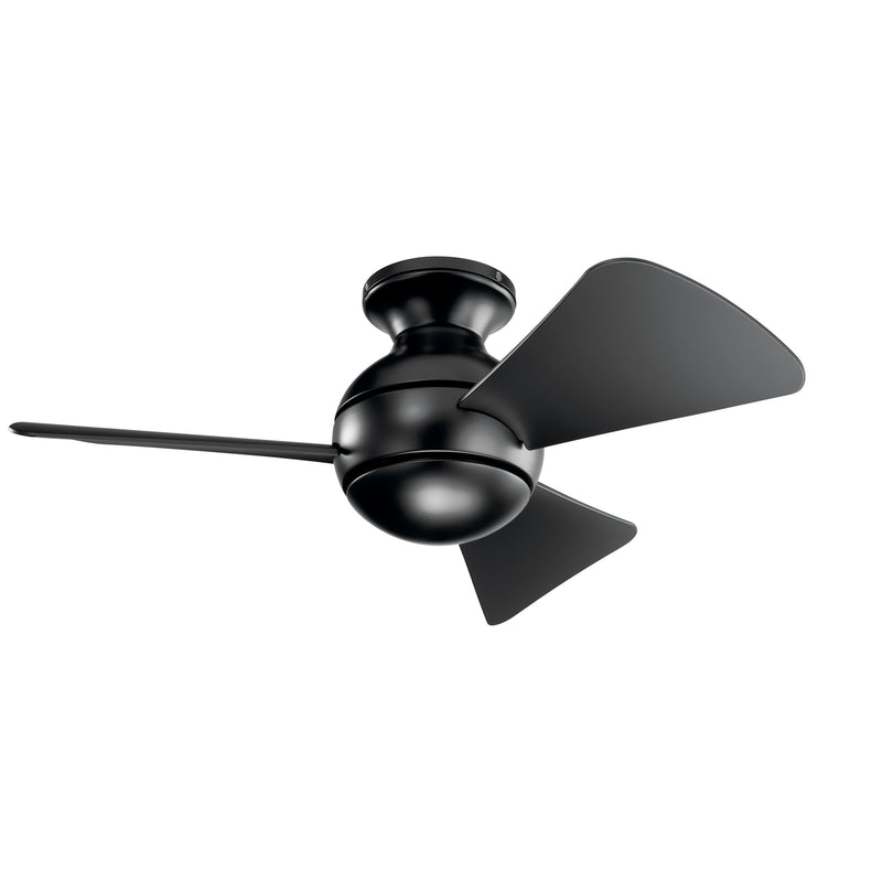 Kichler 330150SBK 34" Ceiling Fan, Satin Black