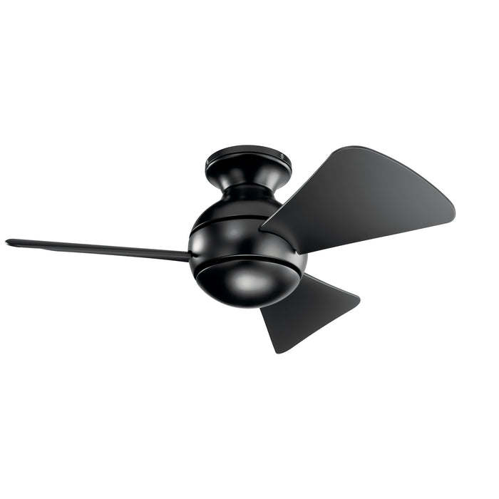 Kichler 330150SBK 34" Ceiling Fan, Satin Black