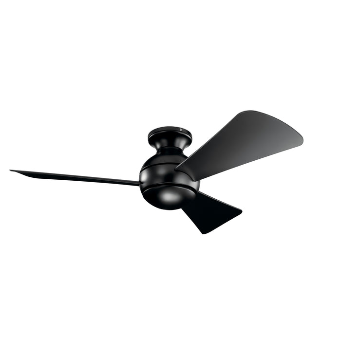 Kichler 330151SBK 44" Ceiling Fan, Satin Black
