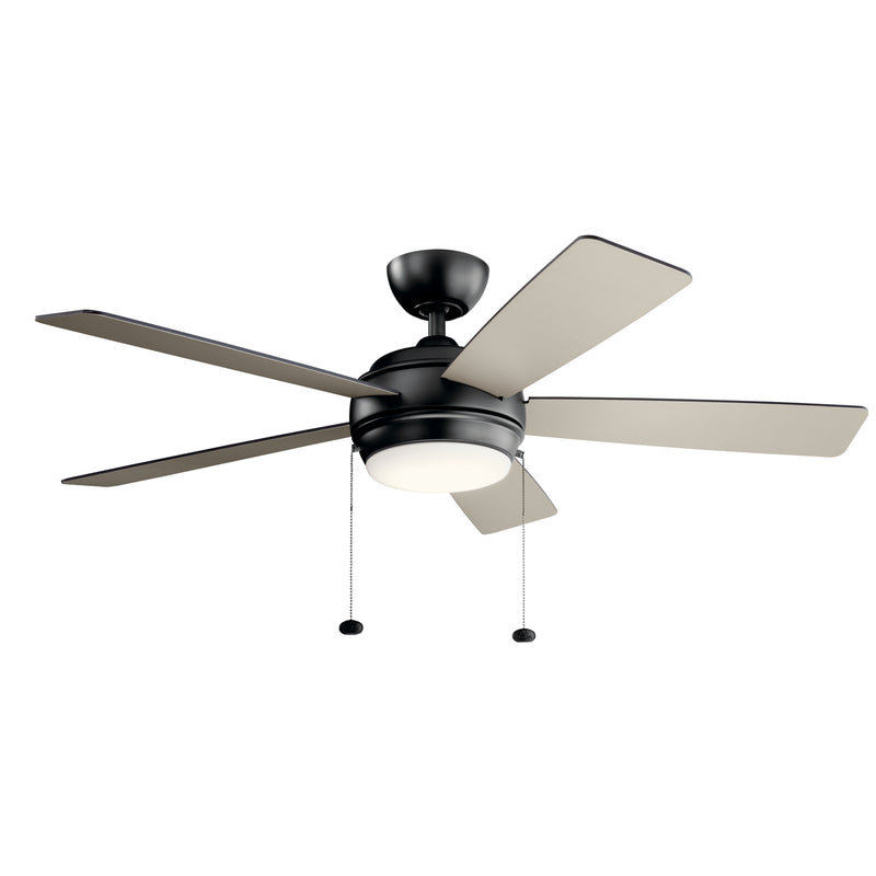 Kichler 330174SBK 52" Ceiling Fan, Satin Black