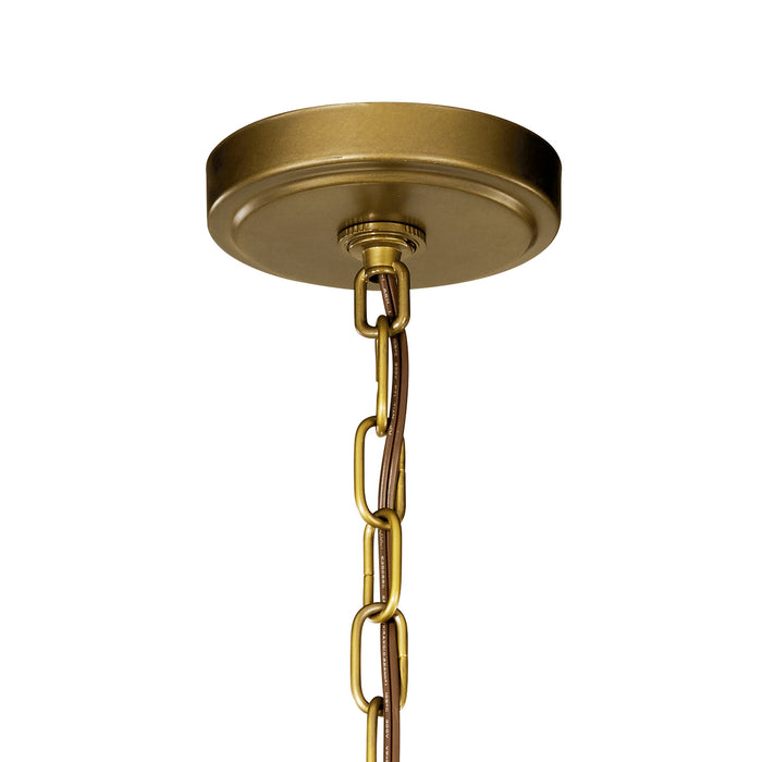 Kichler 42140NBR Three Light Pendant, Natural Brass