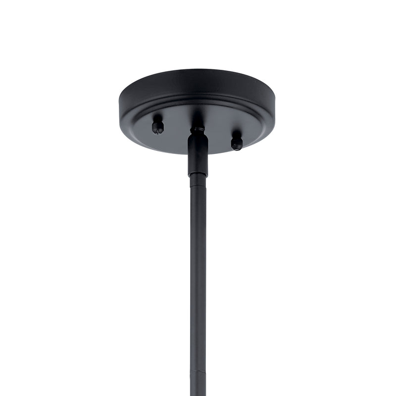 Kichler 42141BK One Light Pendant, Black