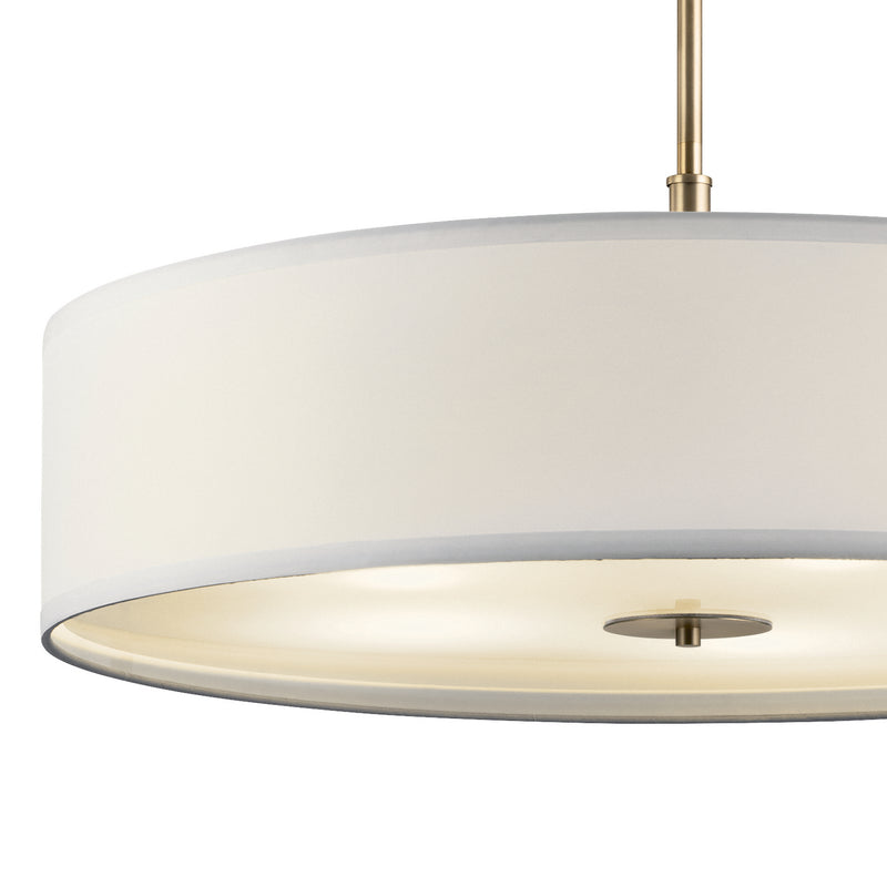 Kichler 42196CLZ Five Light Pendant, Classic Bronze