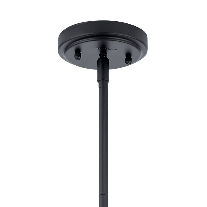 Kichler 42456BK One Light Pendant, Black