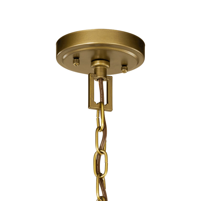 Kichler 42499NBR Three Light Pendant, Natural Brass