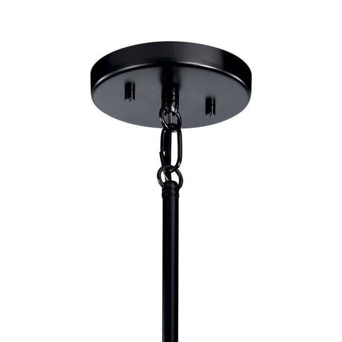 Kichler 42525BK One Light Pendant, Black