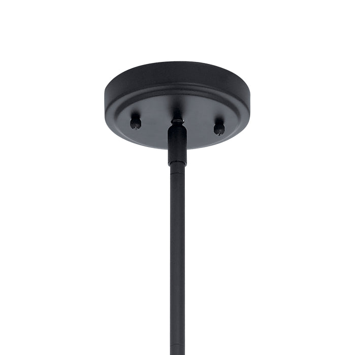 Kichler 43090BK One Light Pendant, Black