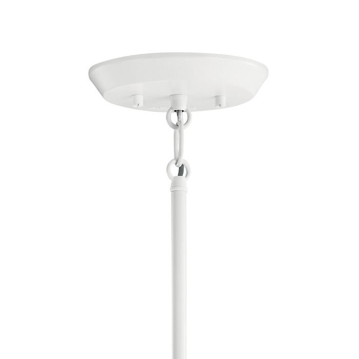 Kichler 43119WH Ten Light Chandelier, White