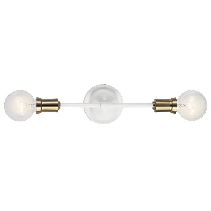 Kichler 43195WH Two Light Wall Sconce, White