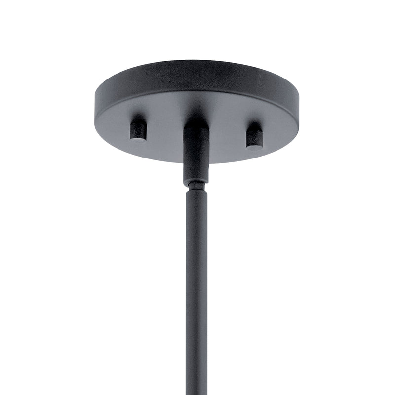 Kichler 43996BK One Light Mini Pendant, Black