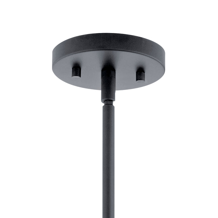 Kichler 43996BK One Light Mini Pendant, Black