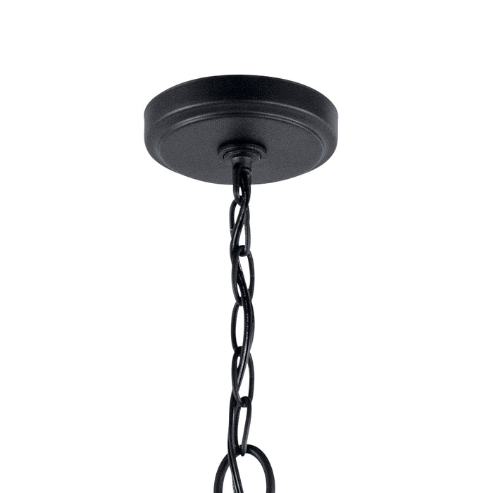Kichler 44031BK Nine Light Chandelier, Black