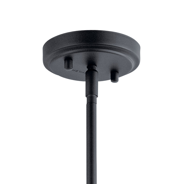 Kichler 44032BK One Light Mini Pendant, Black