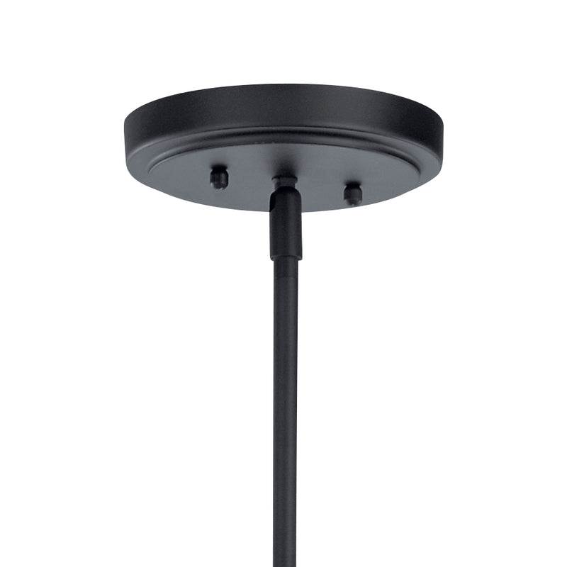 Kichler 44035BK Eight Light Chandelier, Black