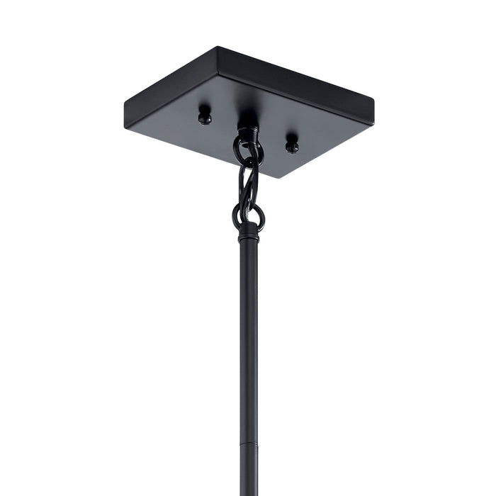 Kichler 44046AUB Four Light Chandelier/Semi Flush Mount, Auburn Stained