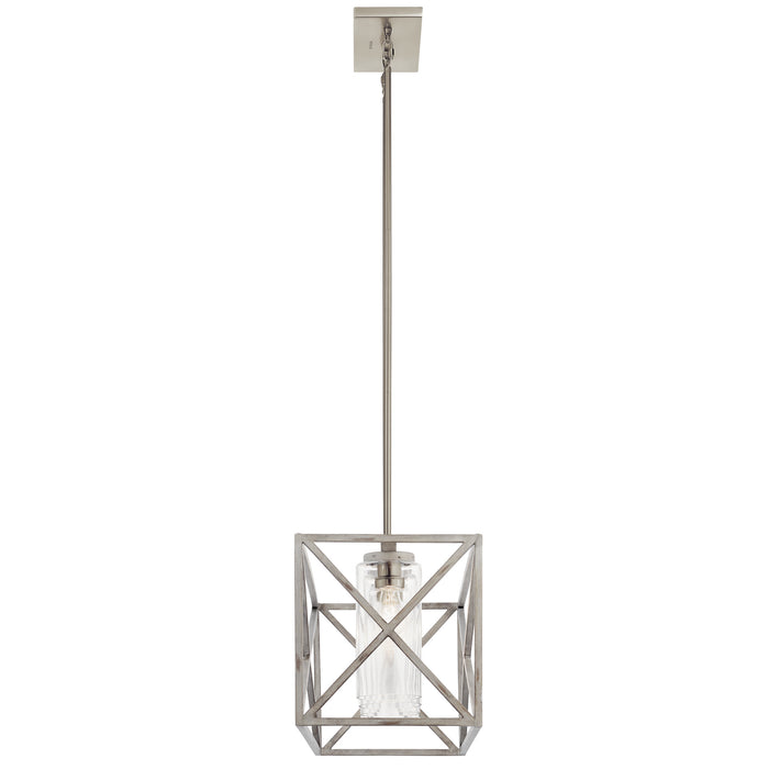 Kichler 44081DAW Five Light Linear Chandelier, Distressed Antique White