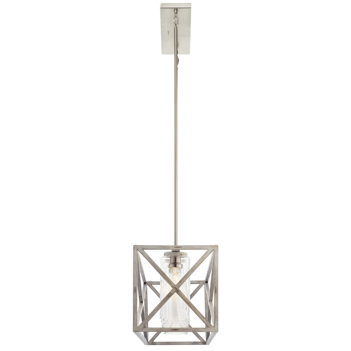 Kichler 44082DAW Seven Light Linear Chandelier, Distressed Antique White