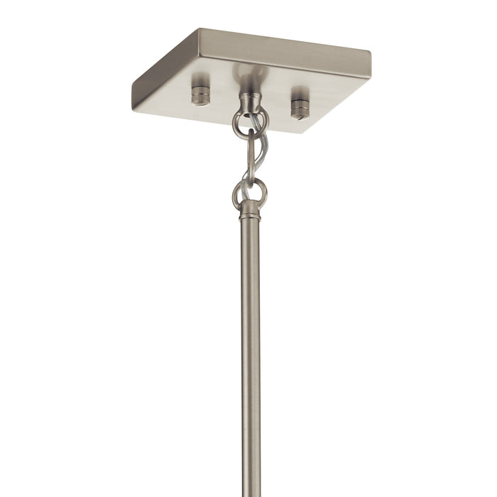 Kichler 44253NI Four Light Pendant, Brushed Nickel