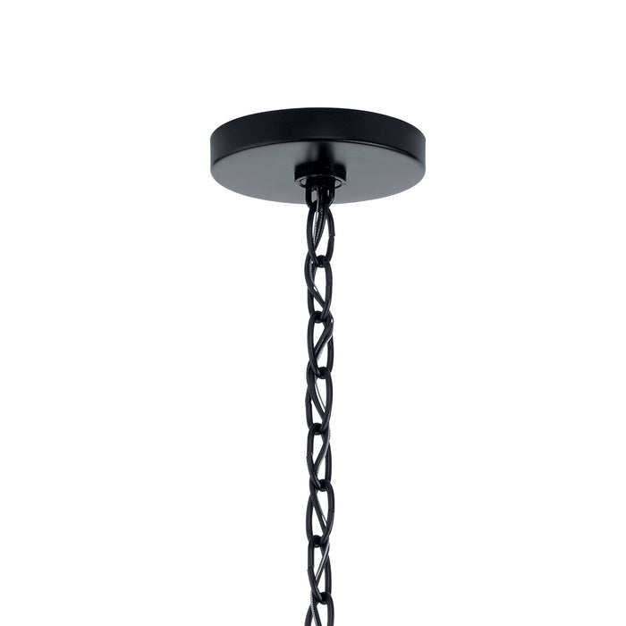 Kichler 44378BKCS Nine Light Chandelier, Black