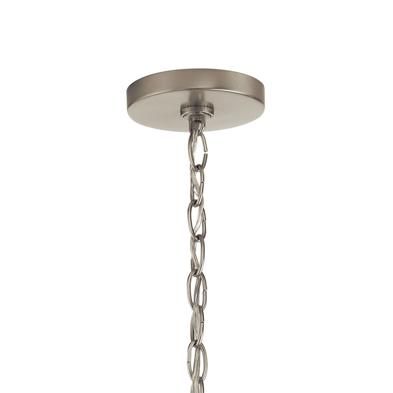 Kichler 44378NICS Nine Light Chandelier, Brushed Nickel