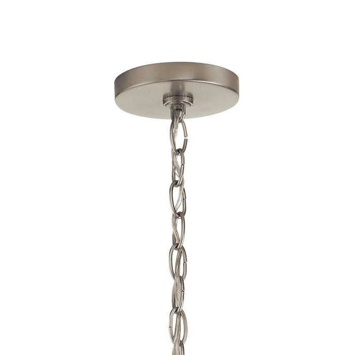 Kichler 44378NICS Nine Light Chandelier, Brushed Nickel