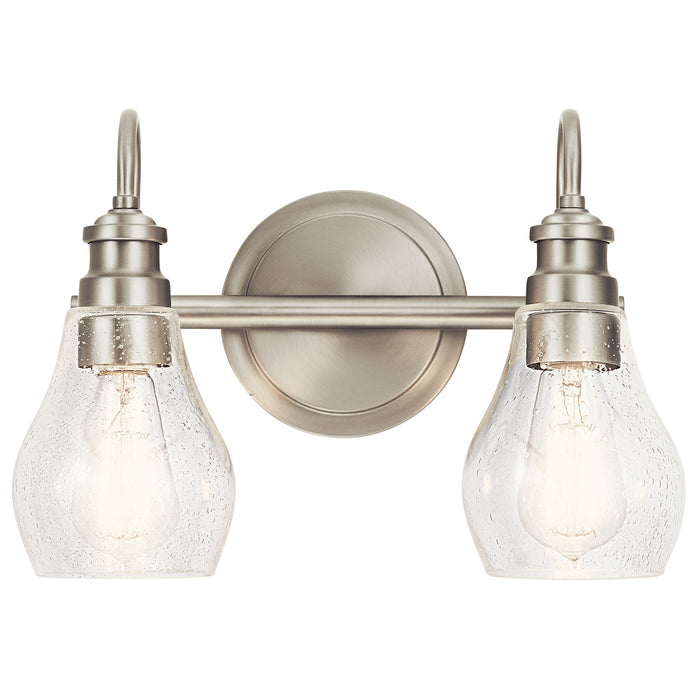 Kichler 45391NI Two Light Bath, Brushed Nickel
