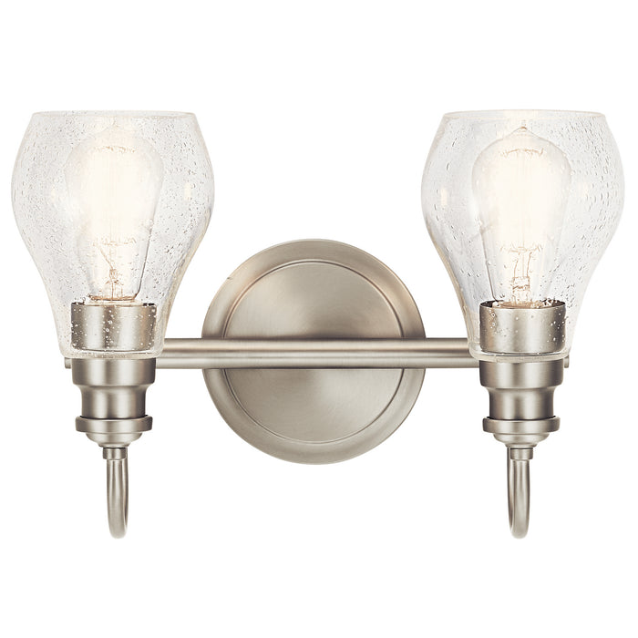Kichler 45391NI Two Light Bath, Brushed Nickel