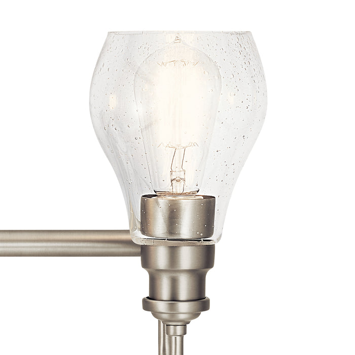 Kichler 45392NI Three Light Bath, Brushed Nickel