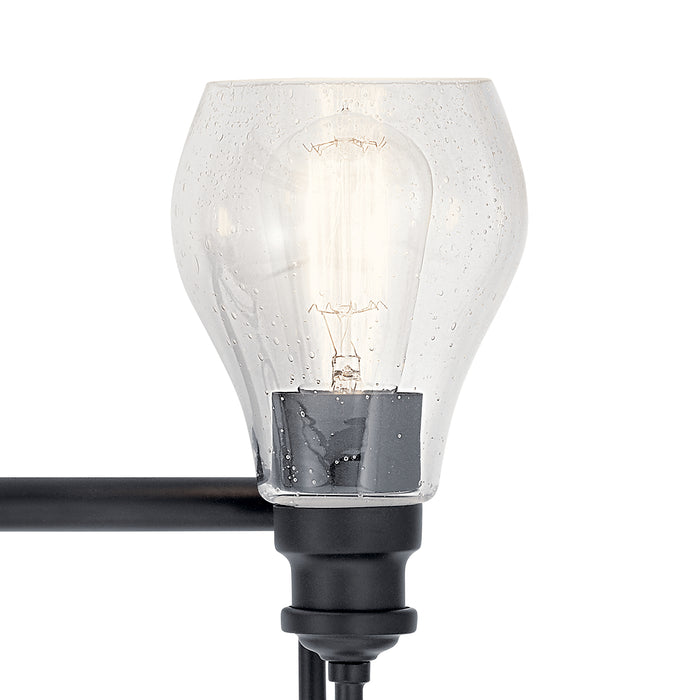 Kichler 45393BK Four Light Bath, Black