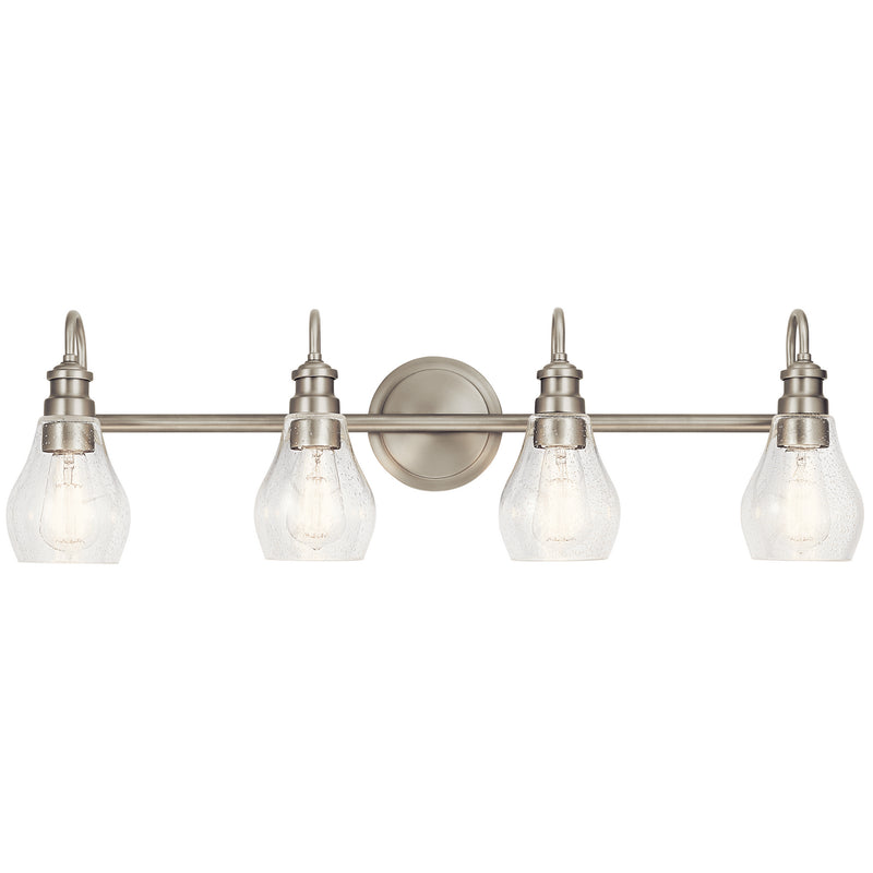 Kichler 45393NI Four Light Bath, Brushed Nickel